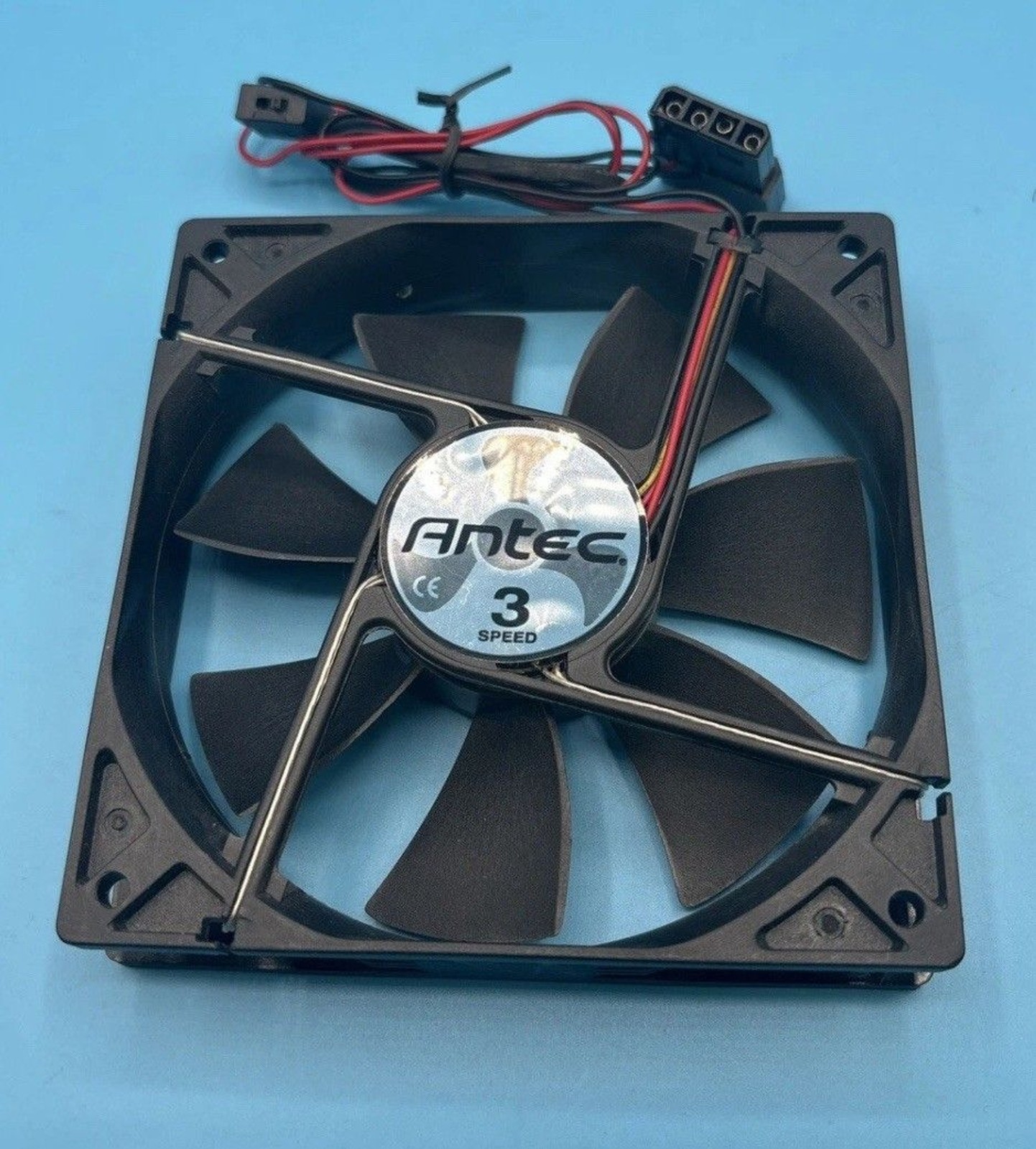 Antec 3-Speed 120mm Case Fan with Molex & 3-Pin Connector Tested