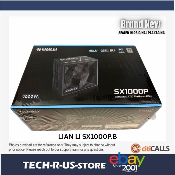 Lian-Li SX1000P.B 1000W 80+ Platinum Full Modular ATX Power Supply Black
