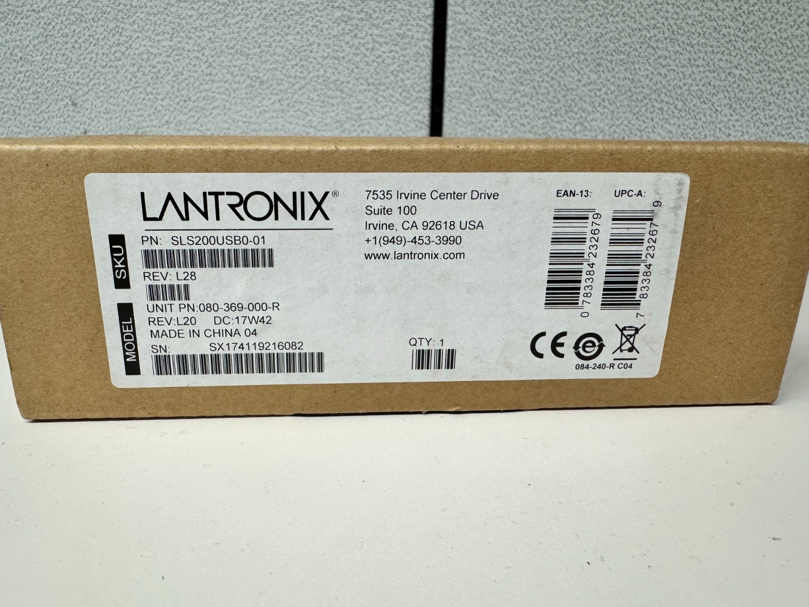 Lantronix  SLS200USB0-01  SecureLinx Spider KVM / USB extender