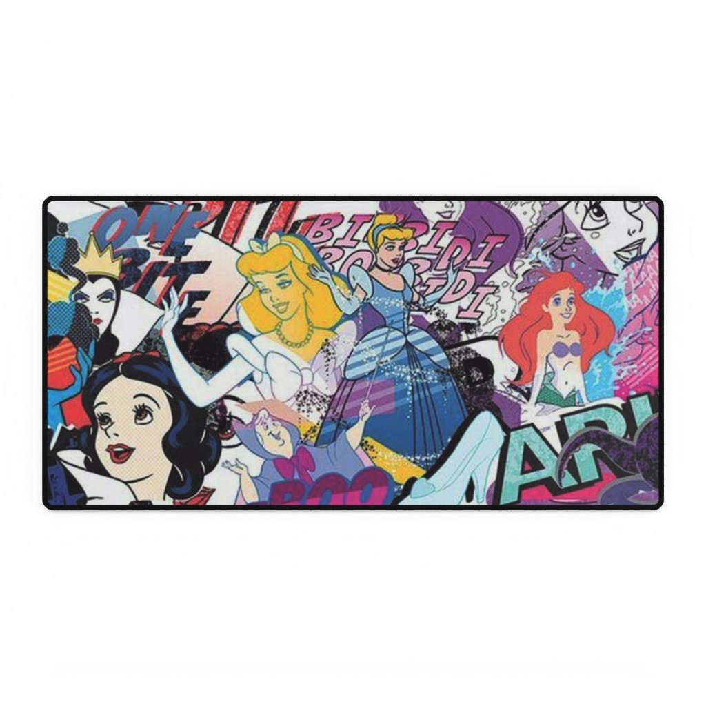 Disney Princesses Pop Art Collage Mouse Pad Desk Mats
