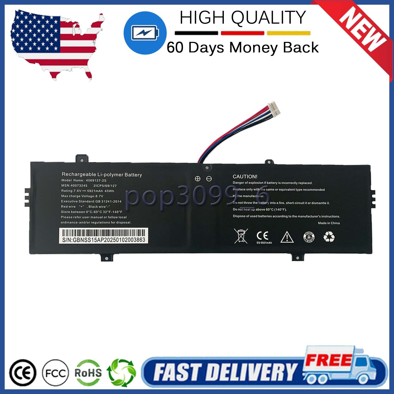 new NV-3285128-2S Laptop battery for PRIMUX ioxbook 1406F PT140611200811