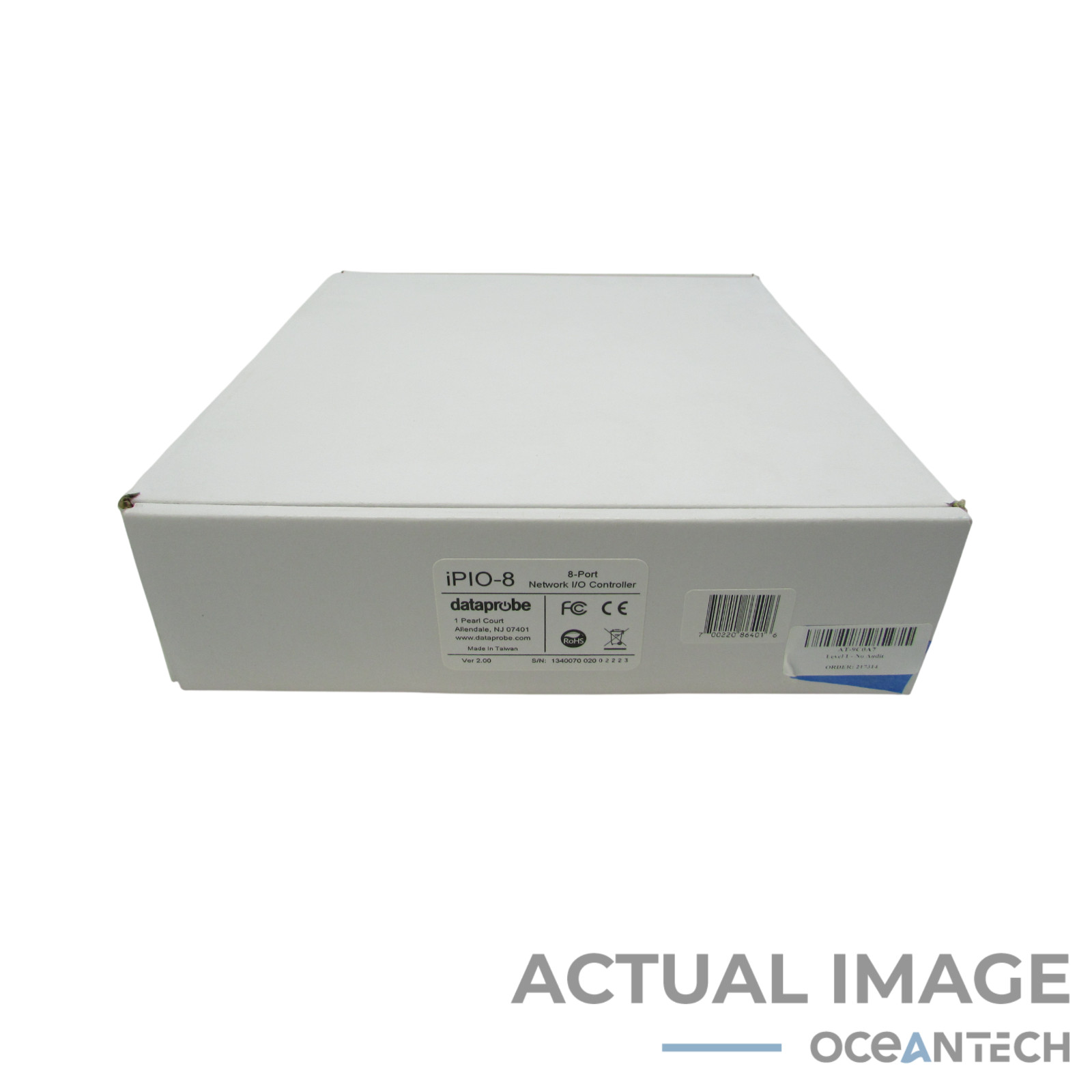 New Open Box dataprobe iPIO-8 8-Port Network Relay I/O Controller