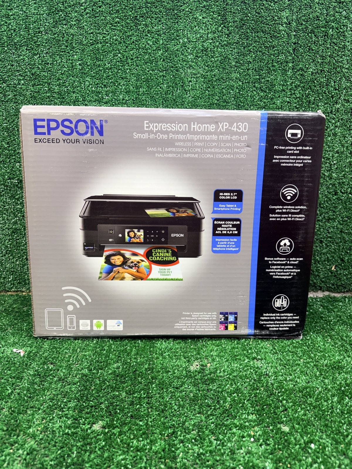 NEW SEALED Epson Expression Home XP-430 Wireless All-in-One Printer C11CE59201