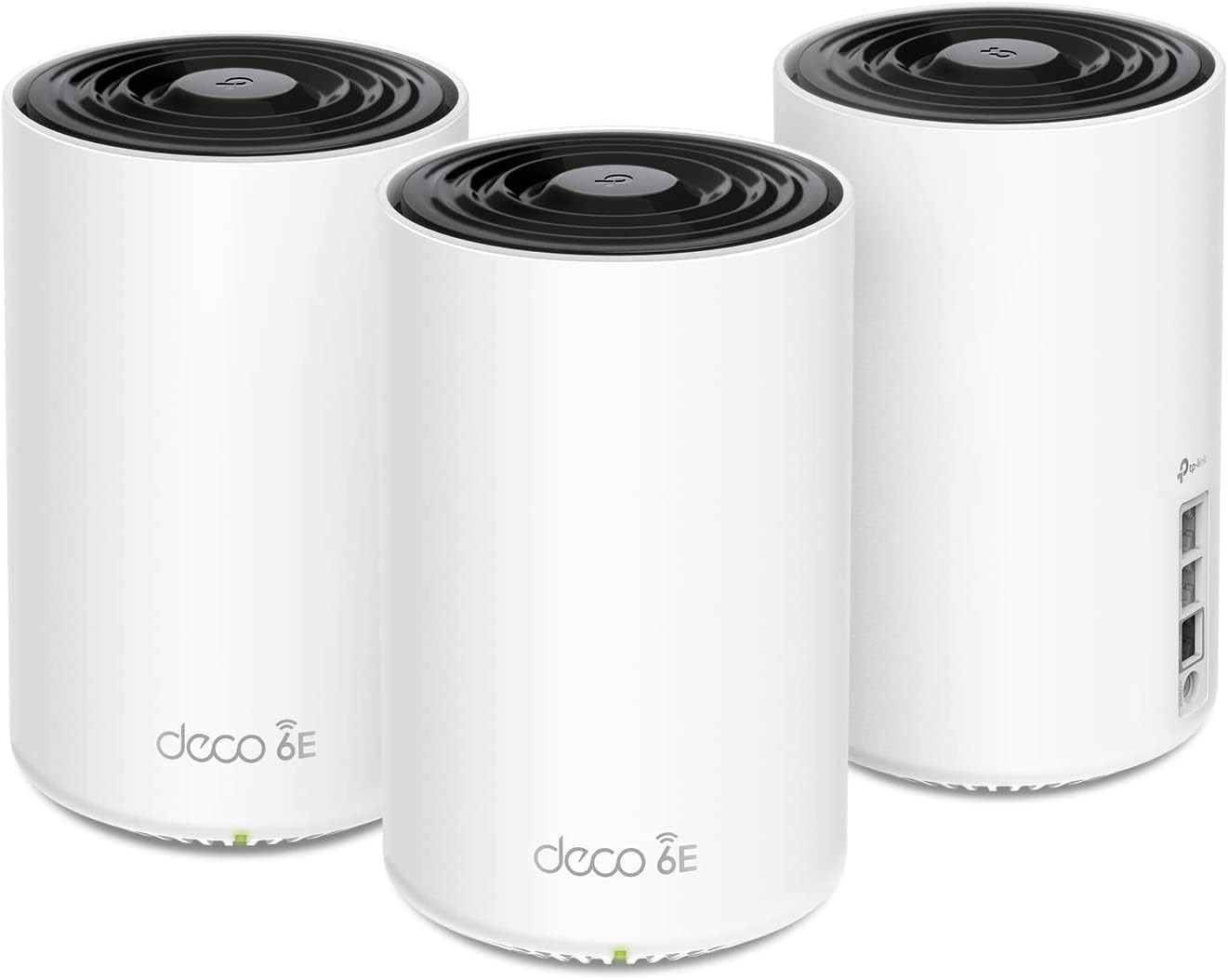 TP-Link Deco XE75 Pro AXE5400 Tri-Band WiFi 6E Mesh System (3-Pack) Wi-Fi 6E, AX