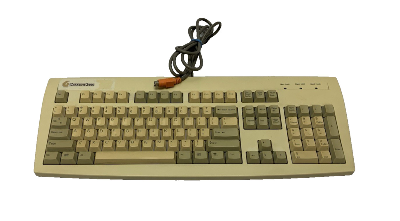 Vintage Gateway 2000 Keyboard Model 2196003