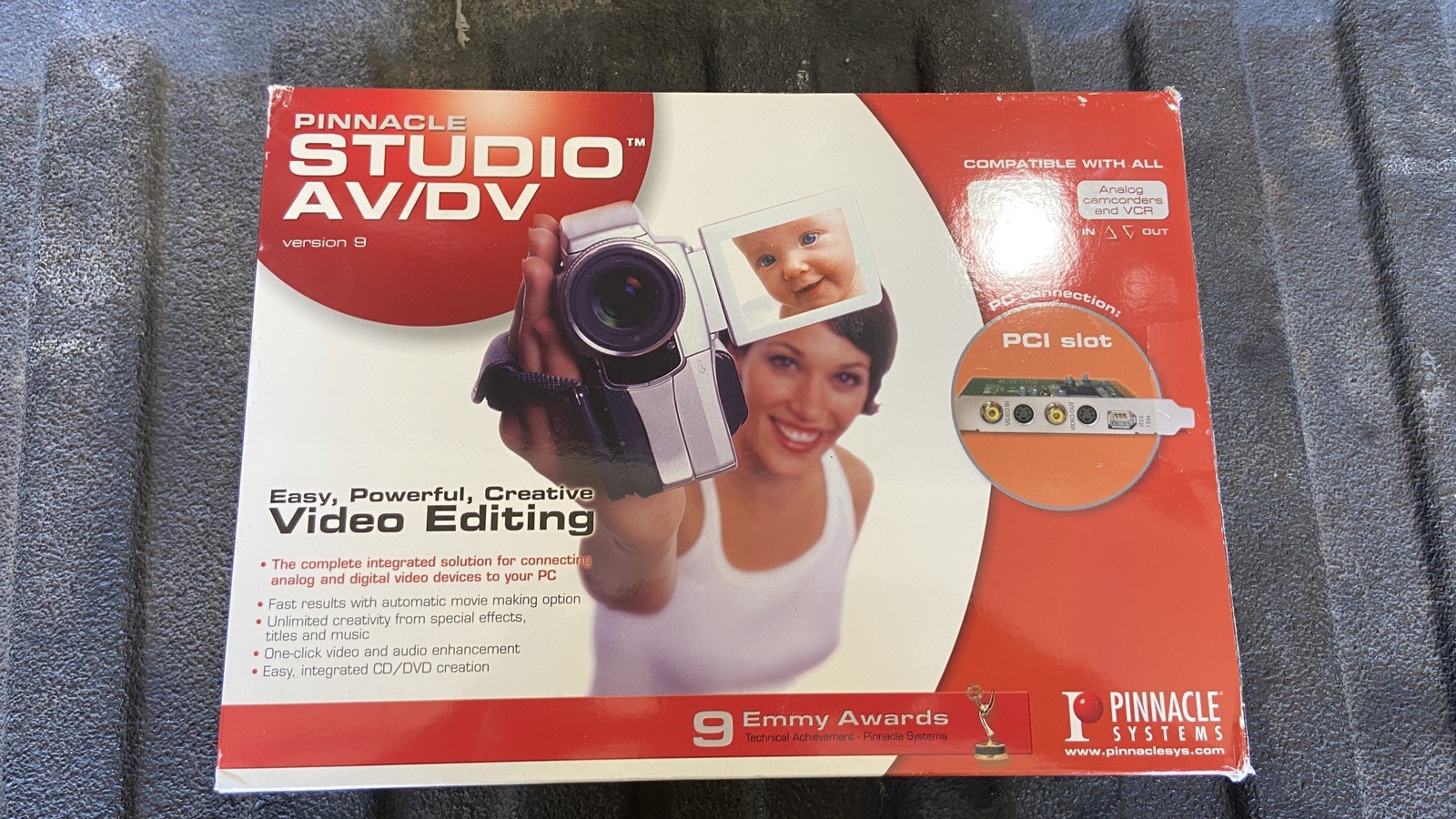 ​Pinnacle Studio AV/DV Version 9 - NEW Open Box - Video Capture Card & Software