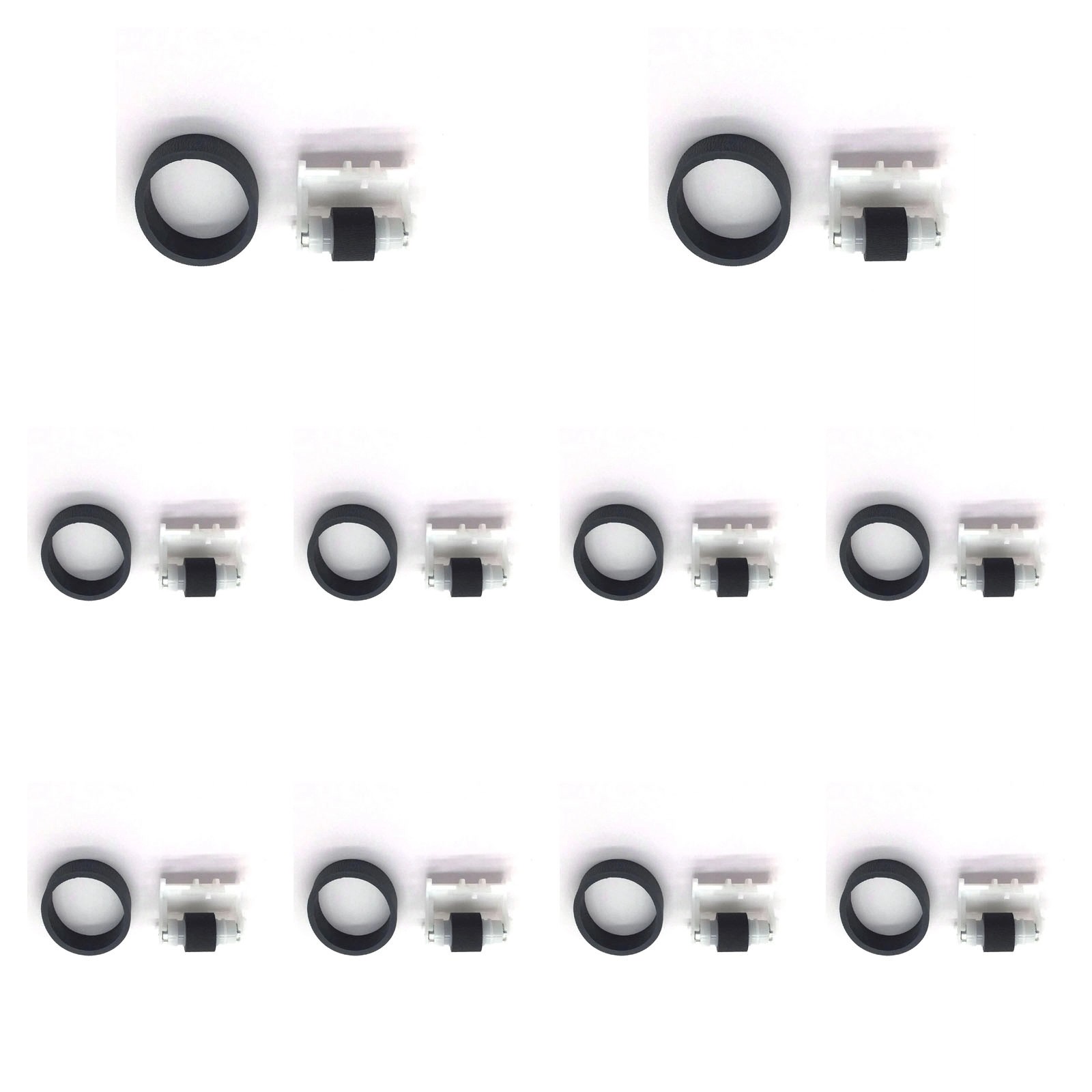 10sets Feed Separation Pickup Roller Rubber Tire For EPSON ET-2815 ET-4800