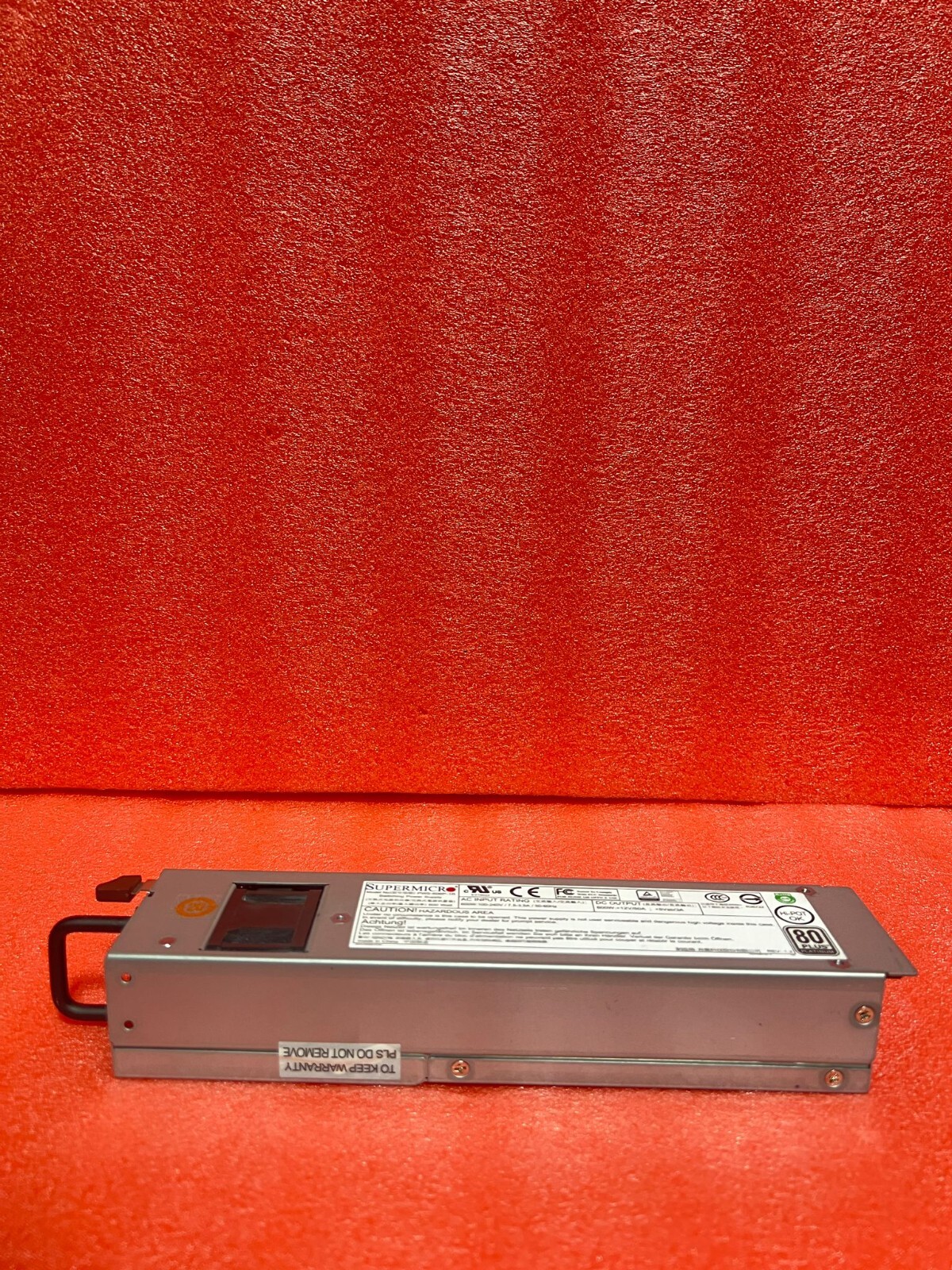 Supermicro PWS-606P-1R 600W 1U 80 Plus Platinum Redundant Power Supply