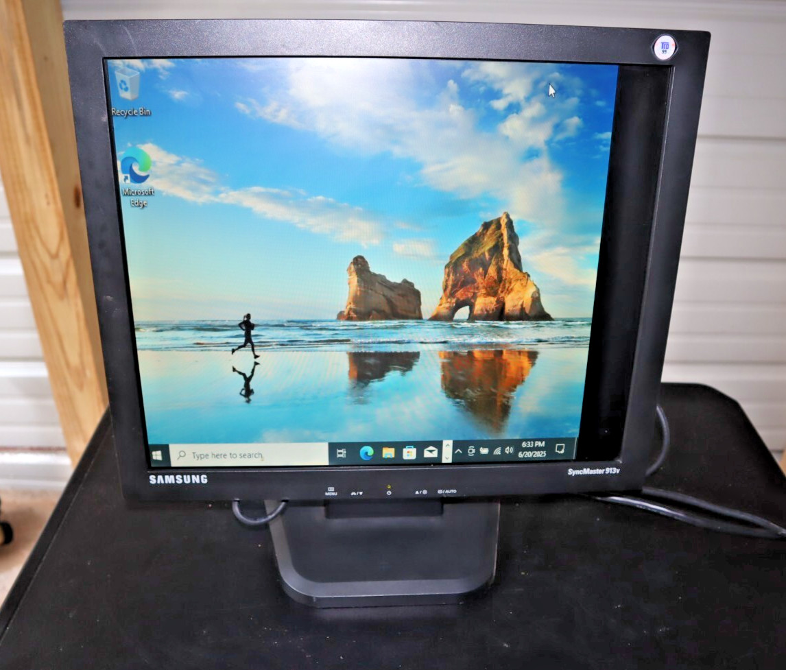 SAMSUNG SyncMaster 913v 19" Desktop Computer Screen Monitor W Stand