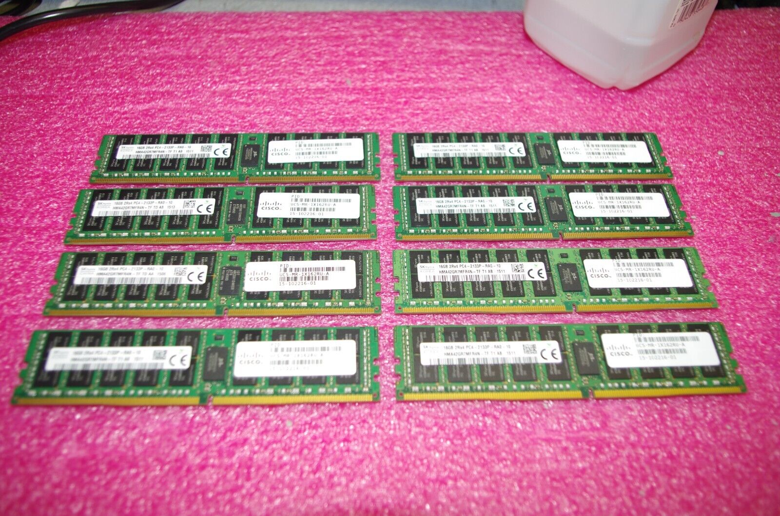 Lot Kit 128GB (8x 16gb ) DDR4 ECC Registered RAM 2133Mhz 2133P Dell R730 R630