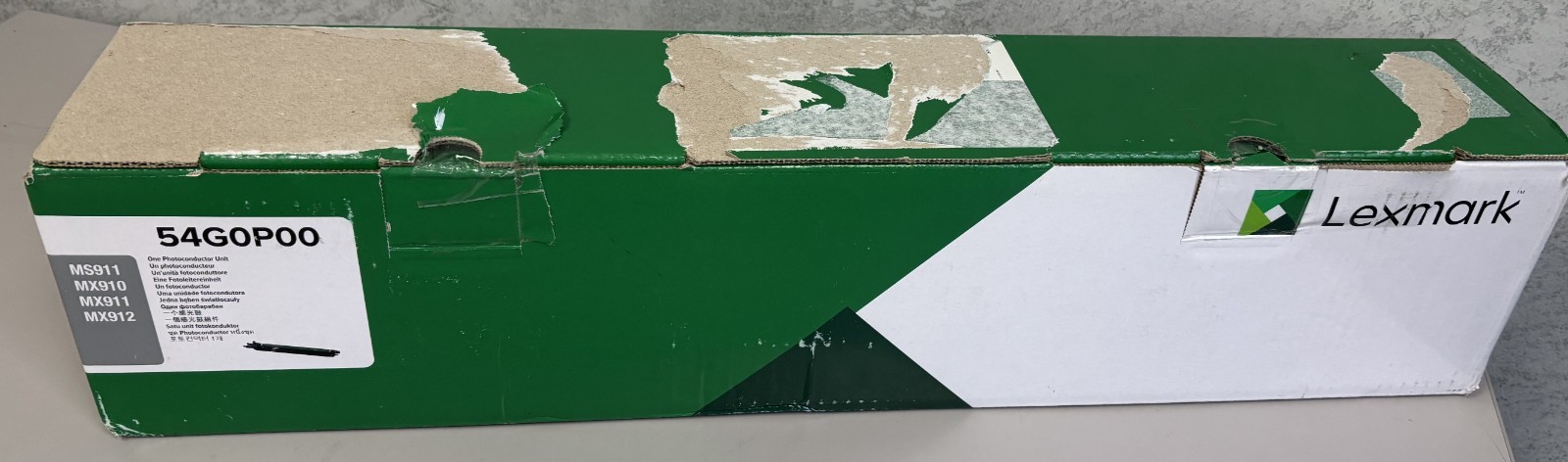 Lexmark Genuine 54G0P00 Black Photoconductor Unit, Drum Original MS911 MX910