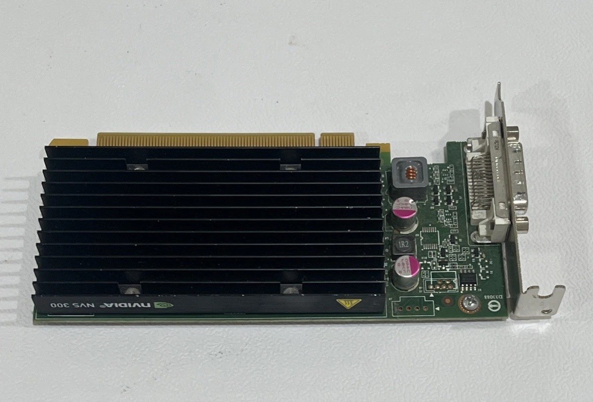 NVIDIA NVS 300 512MB DDR3 Tower DMS-59 PCI-e Graphics Card Low Profile