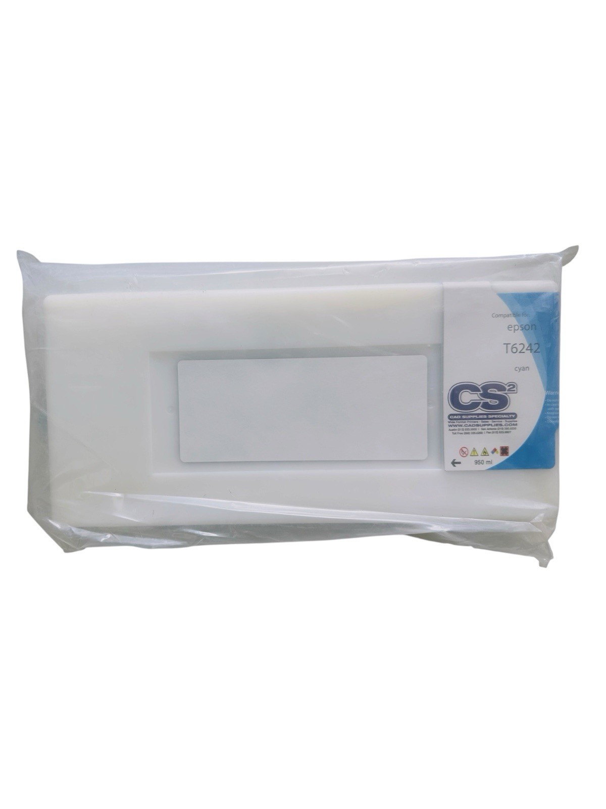 Epson Compatible Cyan GS Ink T6242 Stylus Pro GS6000 950ml EXP 2023