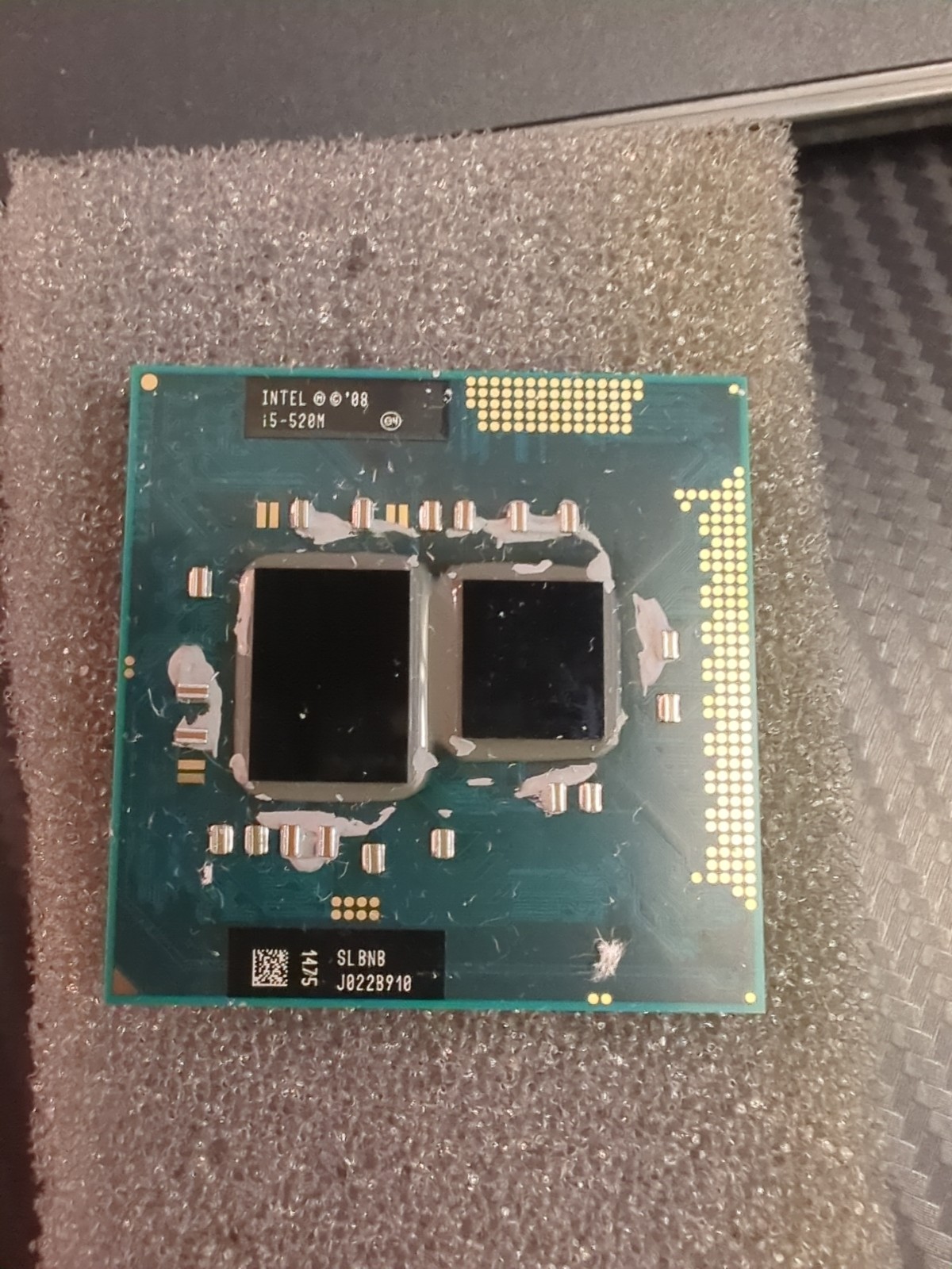 Intel Core i5-520M SLBNB 2.40GHz Laptop CPU Processor J022B910