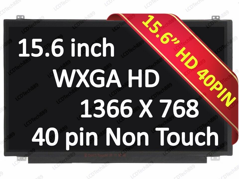 15.6 Slim HD LED LCD Screen 40 Pin for HP 15-f305dx N5Y24UA 15-f100dx 15-f355nr 