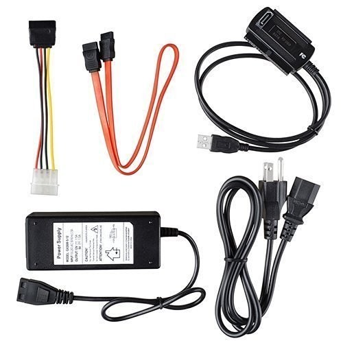 Generic SATA/PATA/IDE Drive to USB 2.0 Adapter Converter Cable for 2.5/3.5 In...