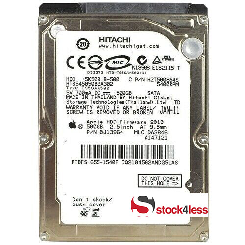 250GB 2.5" SATA Hard Drive for MacBook Pro – Tested HDD – Very Good