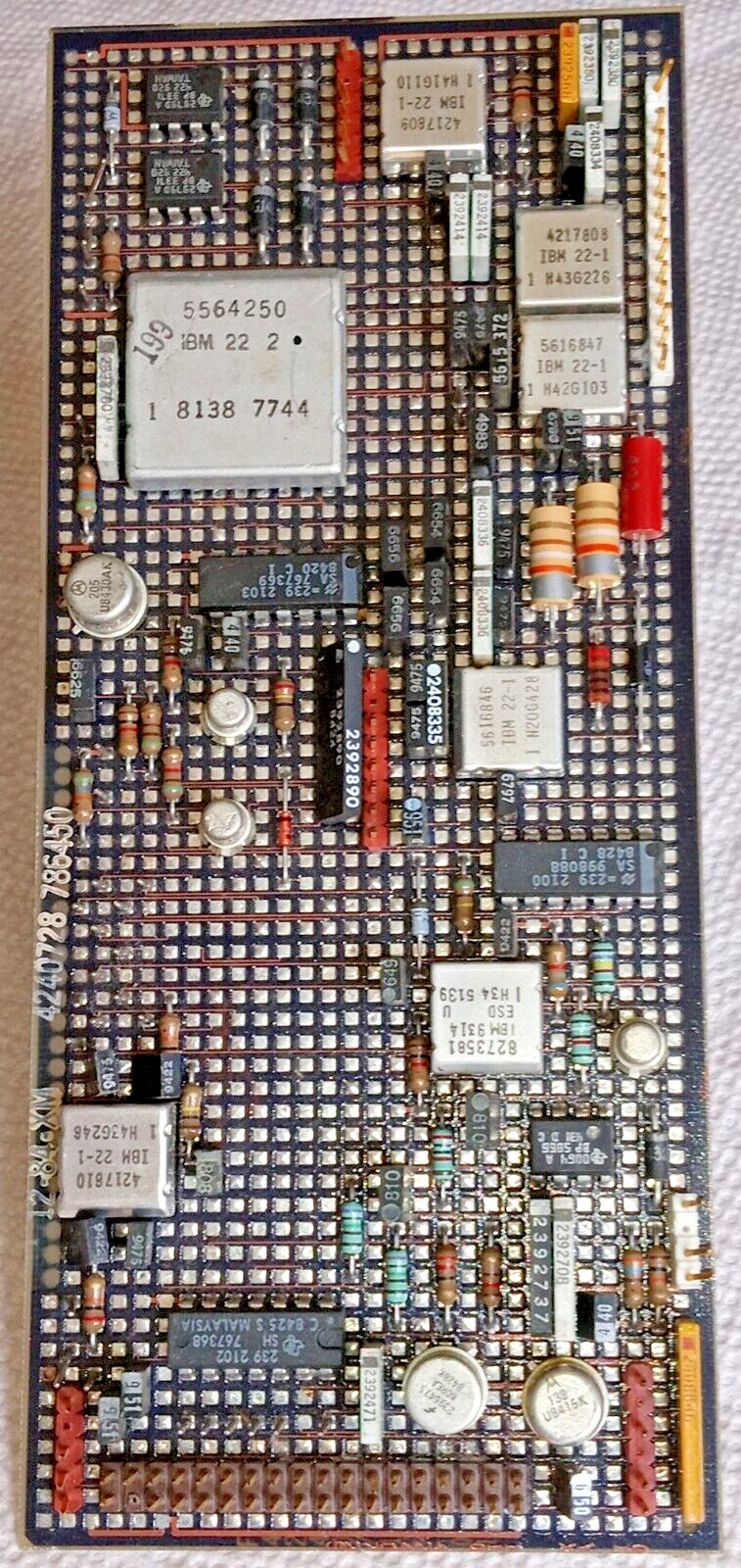 IBM 6580 Possible Displaywriter Card 4240728 786450 Quality Vintage 84 Date Code