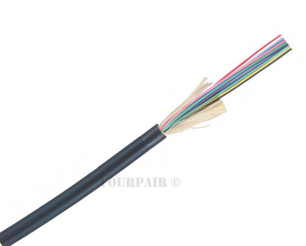 Indoor/Outdoor 12-Strand Multimode 62.5 Fiber Optic Cable - Custom Cuts Per 1ft