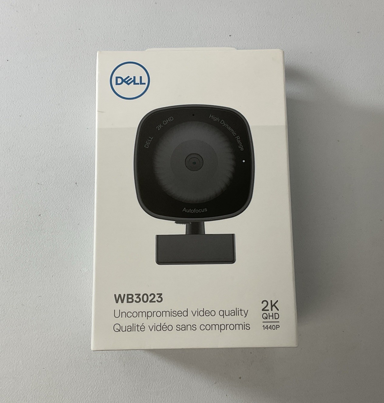 NEW Dell Webcam Camera WB3023-DDAO - (2K QHD 1440p) - Genuine Factory Sealed-NEW
