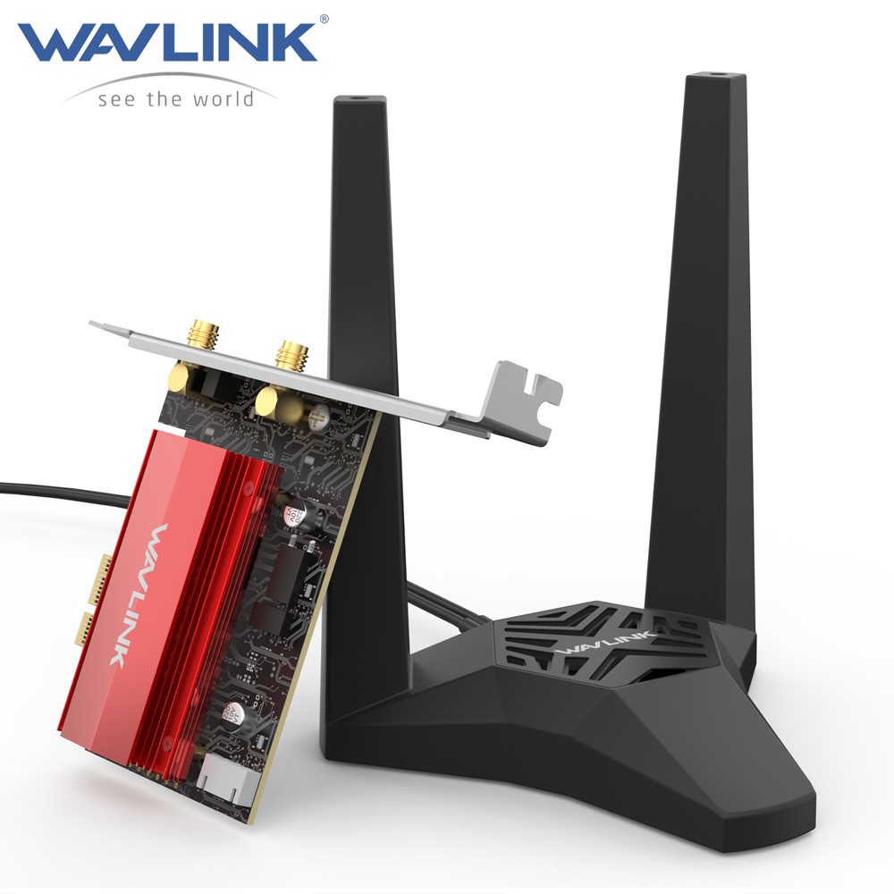 Wavlink WiFi 7 PCIe Card BE8800 Tri-Band Buletooth 5.4 Win 11/10 for Desktop PC