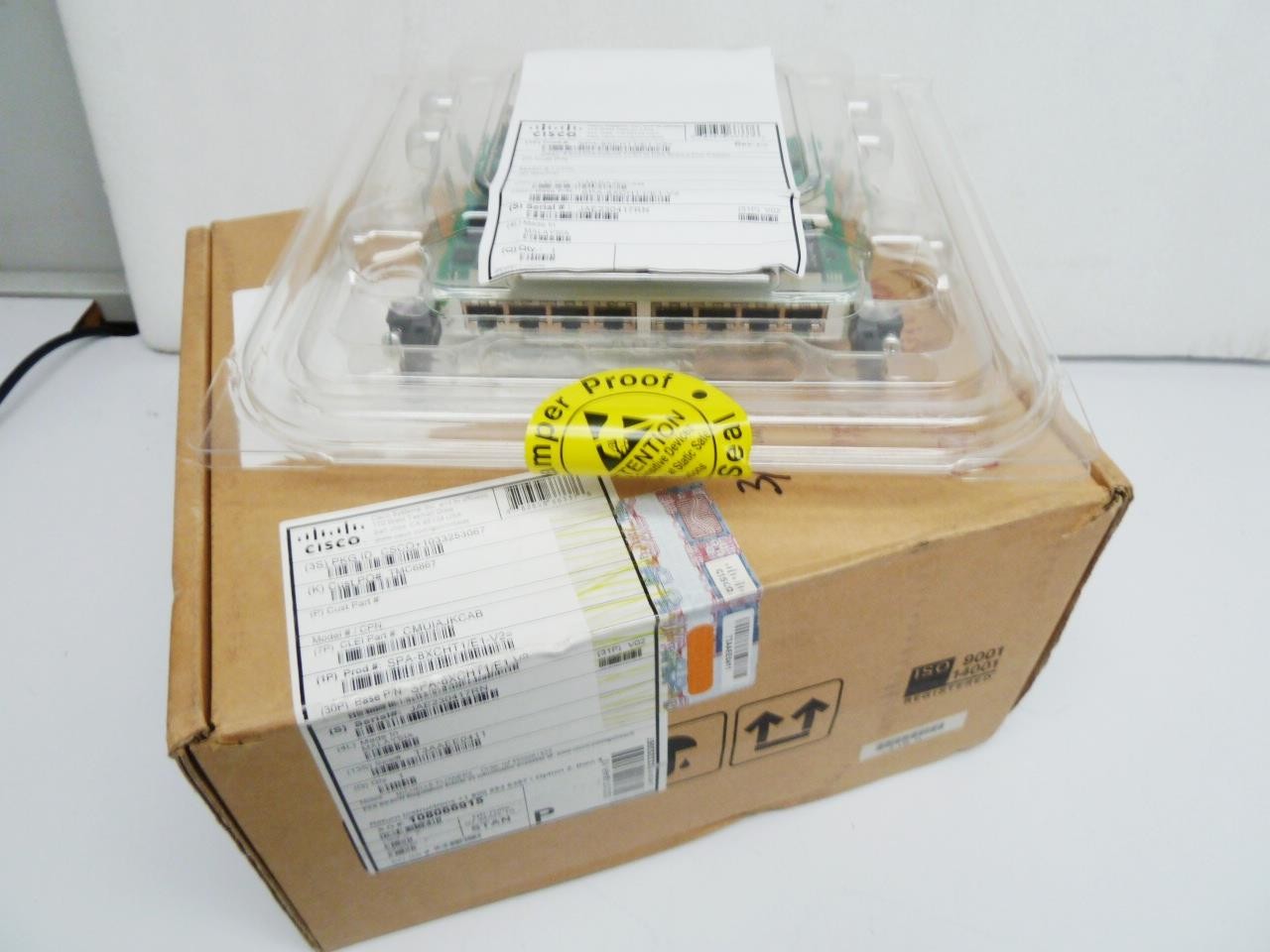 NEW Cisco SPA-8XCHT1/E1-V2 8-Port Channelized T1/E1 TO DSO Shared Port Adapter