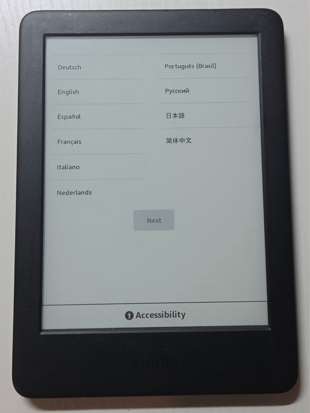 Amazon Kindle 10th Generation, 6in, Black - Very Good Condition