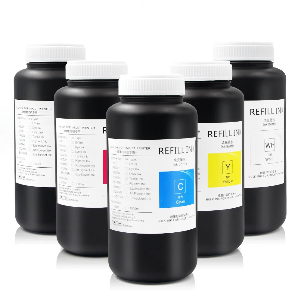 1000ml /Bottle Nazdar Gen5 UV Ink For Ricoh 5420 Gen5 Soft G4 G5 G6 Printer