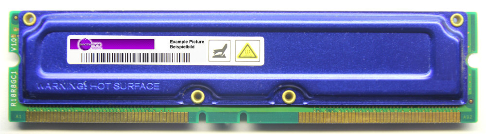 256MB Samsung ECC RDRAM PC600-53 MR18R082GAN1-CG6 33L3098 402835-664 RIMM Rambus