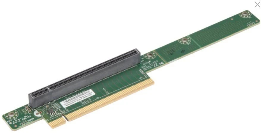 Supermicro RSC-S-6G5 PCI-E 5.0 x16 Slot 1U LHS Standard Riser Card