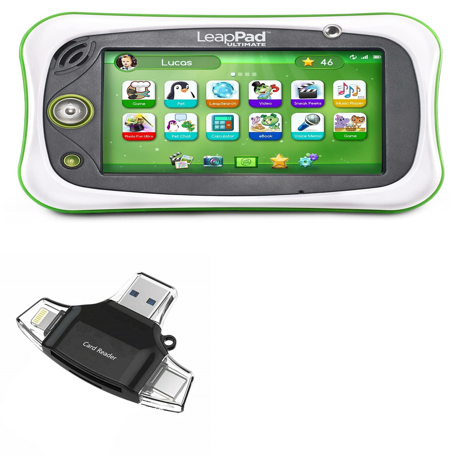BoxWave Smart Gadget Compatible with Leapfrog LeapPad Ultimate - Jet Black 