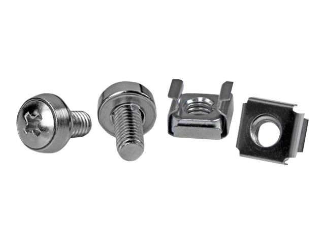 StarTechcom 50 Pkg M6 Mounting Screws and Cage Nuts 50 Pack (CABSCREWM6)