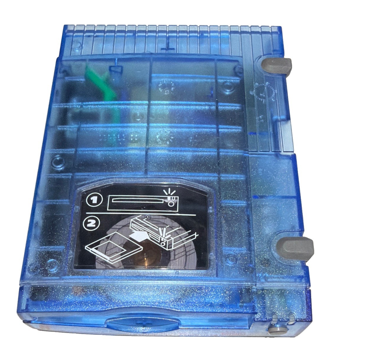 Iomega Zip 100 Blue Translucent USB-Powered External Drive Z100USB  Parts Only