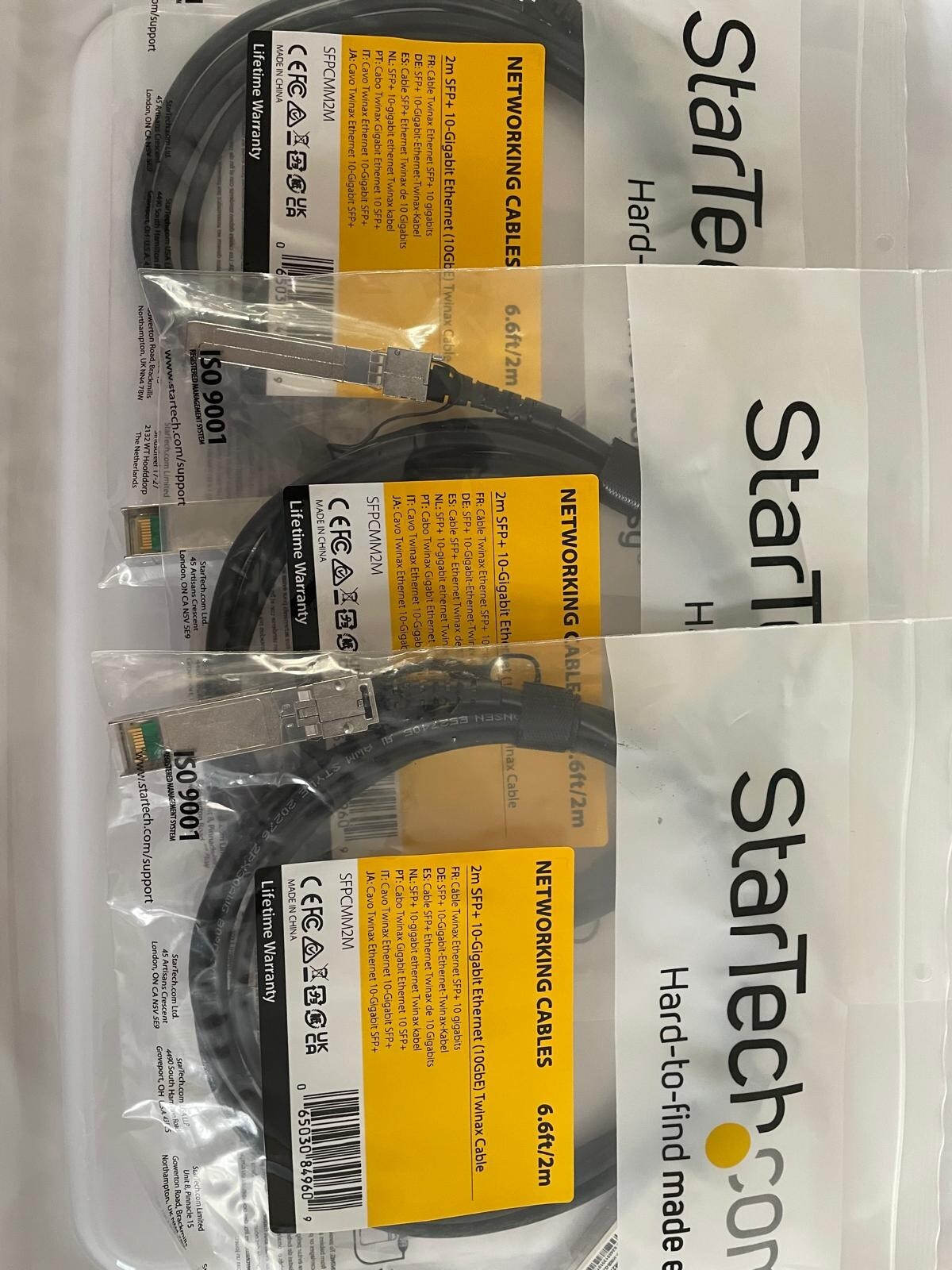 StarTech SFPCMM2M SFP-H10Gb-CU2M 2M Cisco Compat SFP+ DAC Mini GBIC Trans Module