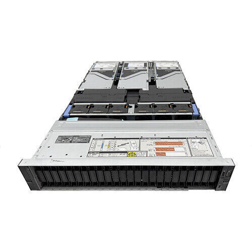 Dell PowerEdge R7525 Server 24X2.5(8XNVME) 2xEPYC 7302 CPU 128G RAM 2x2400W+H745