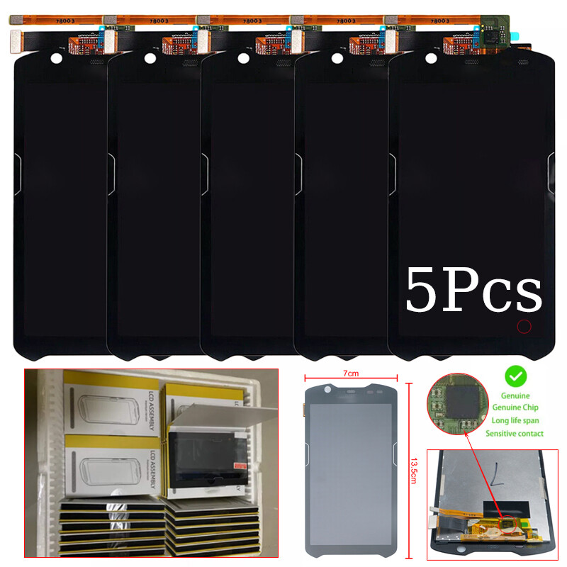 5Pcs LCD + Touch Digitizer Screen for Zebra  TC52 TC520K TC57 LCD