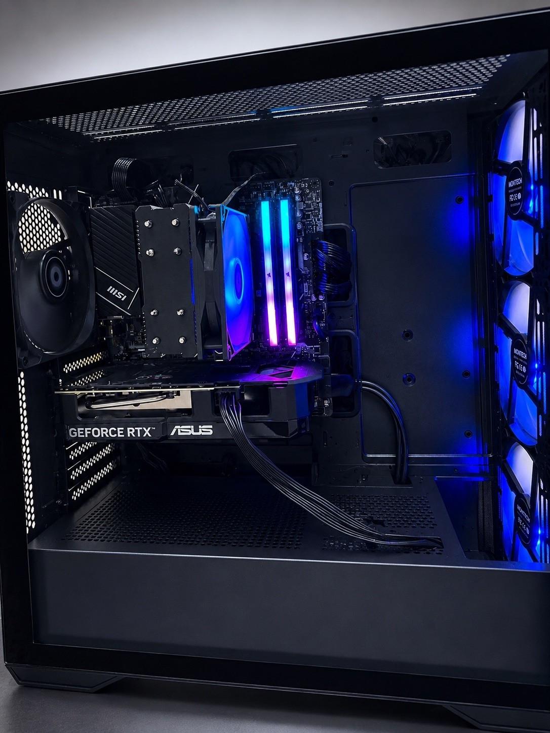 Custom Montech AIR 903 MAX Gaming PC Ryzen 5 7600X 32GB 512GB RTX 5060 Ti