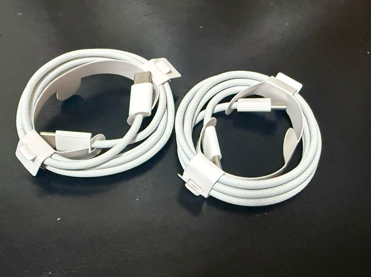 2 Pack Braided USB-C to USB-C Charging Cable 3.3FT Compatible with Apple Samsung
