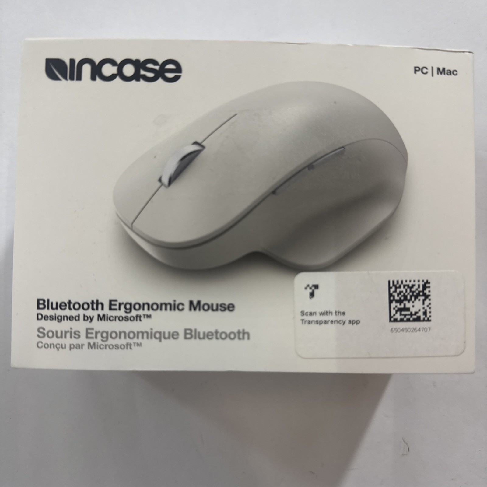 Incase Bluetooth Ergonomic Mouse Microsoft, Glacier, Multi-Device, Thumb Rest