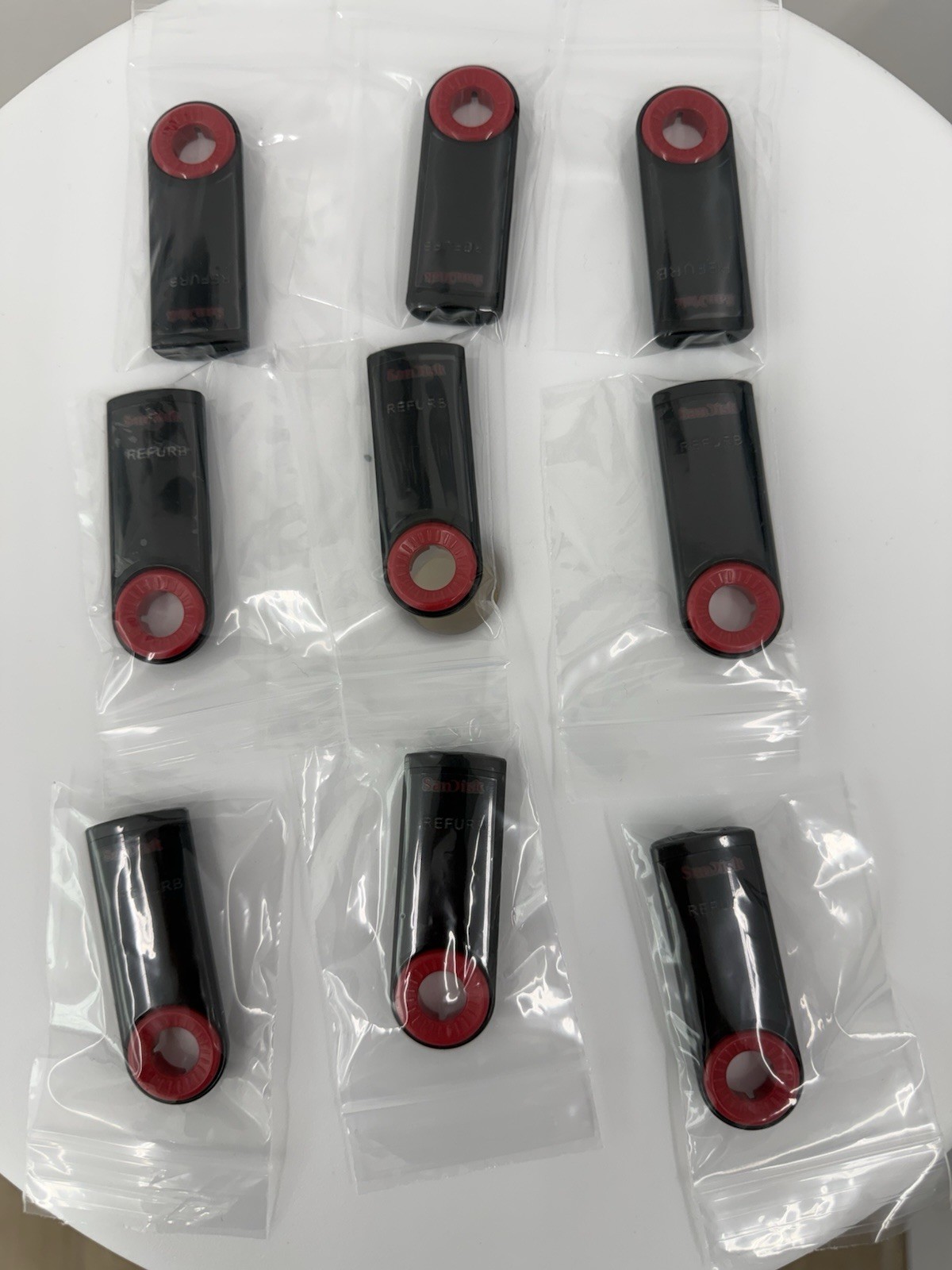 Lot of 9SanDisk Cruzer Blade 64GB USB 2.0 Flash Drives - Refurbished / Open Box