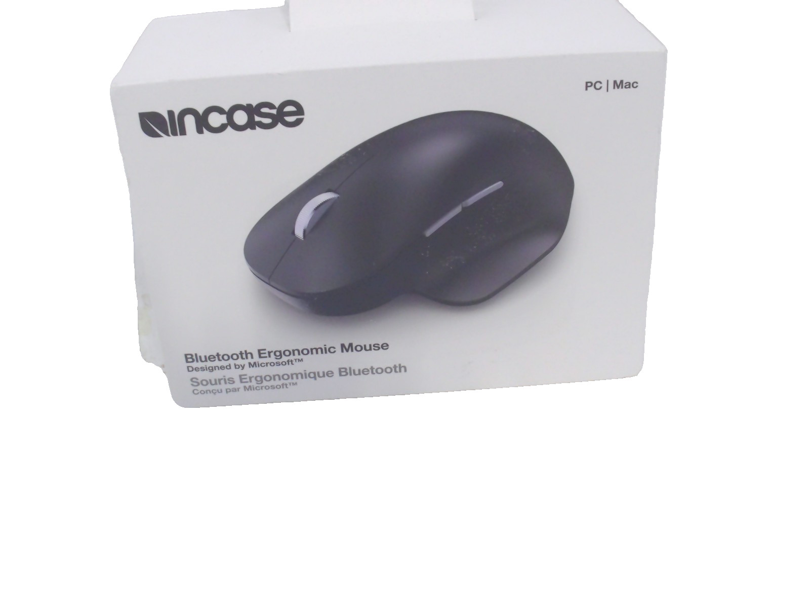 Incase Bluetooth Ergonomic Bluetooth Mouse design by Microsoft for PC Mac black