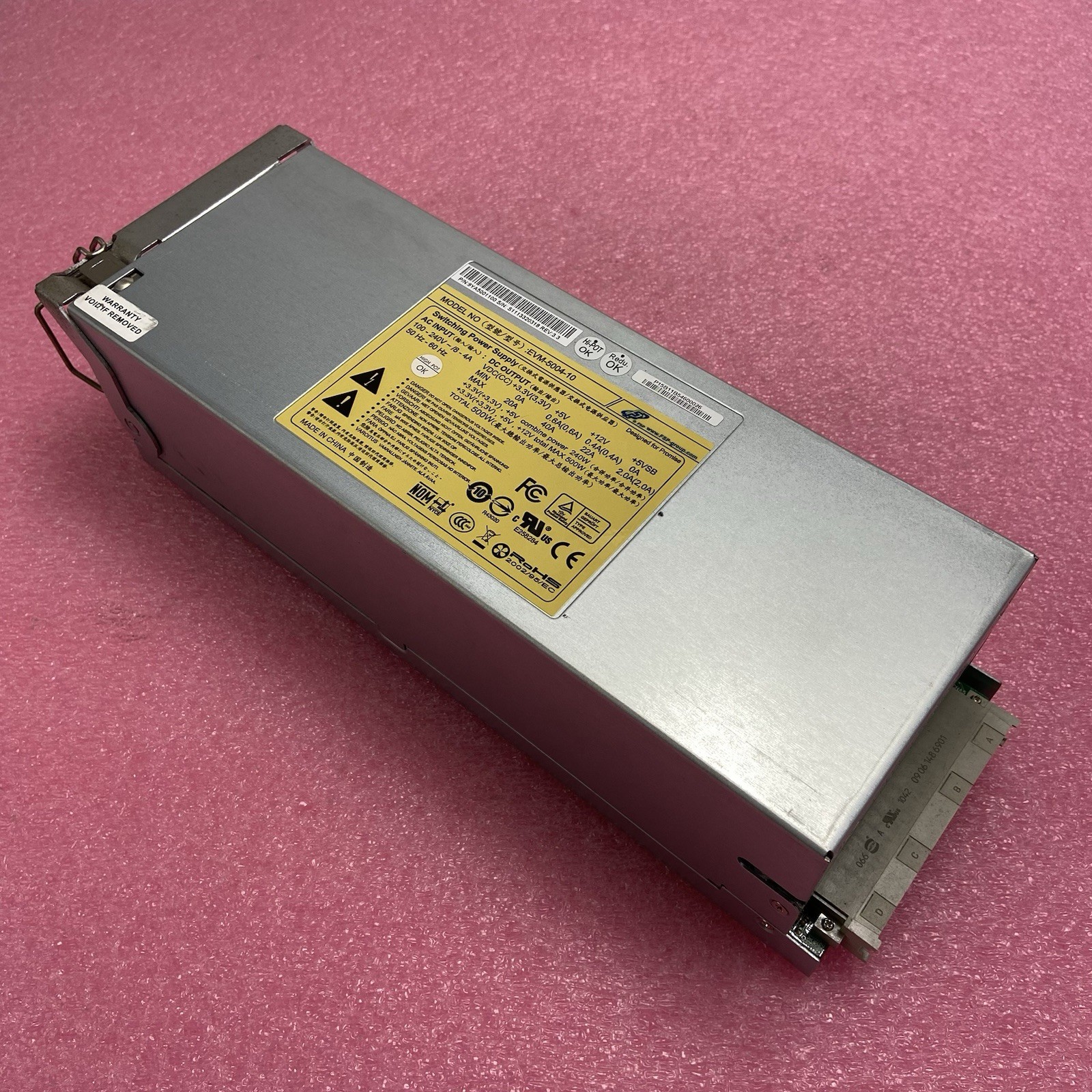FSP-Group EVM-5004-10 500W Hot Plug Power Supply