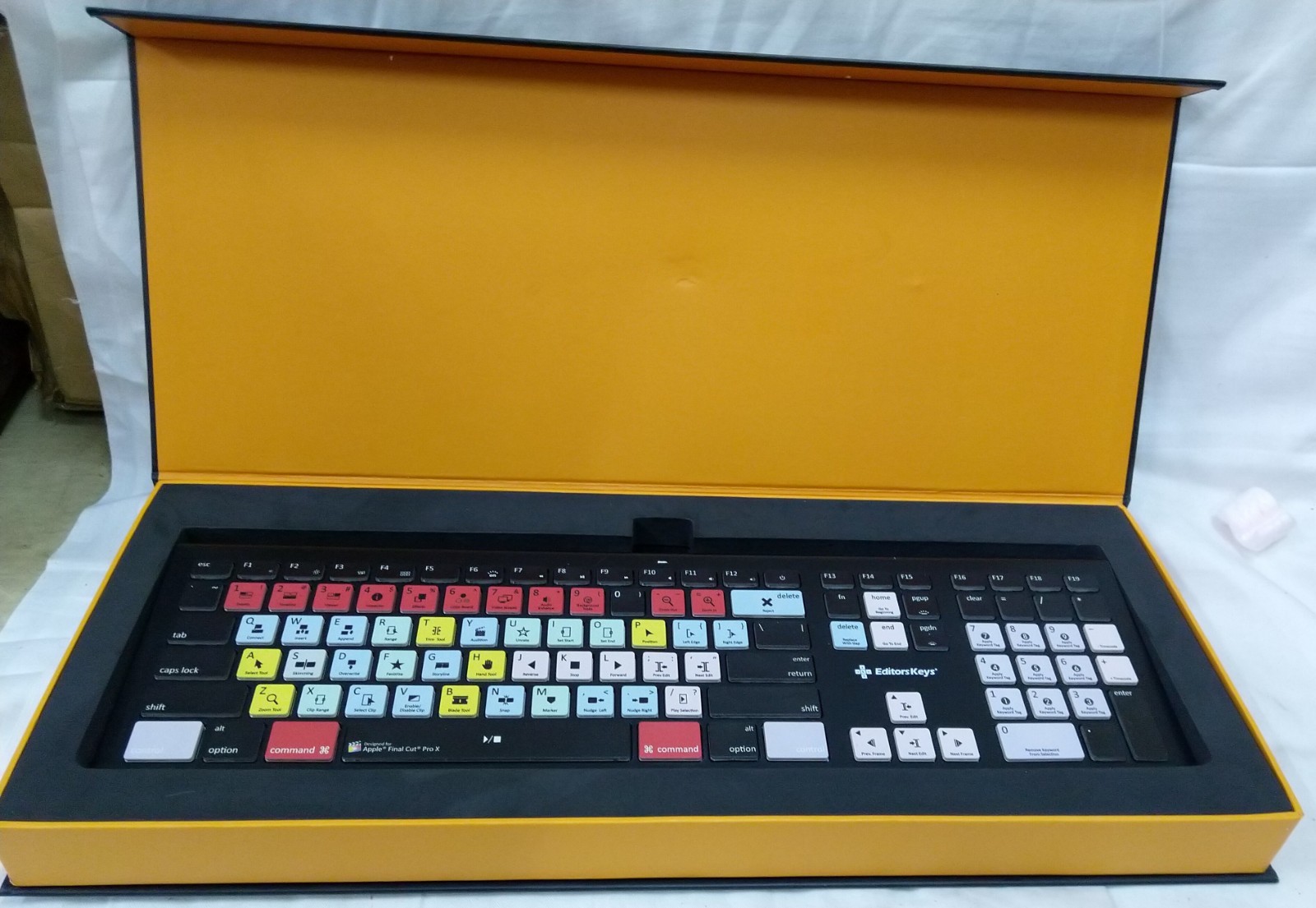 Editors Keys Dedicated Backlit PC Keyboard EK-KB-FCPX-BLW-MAC-US