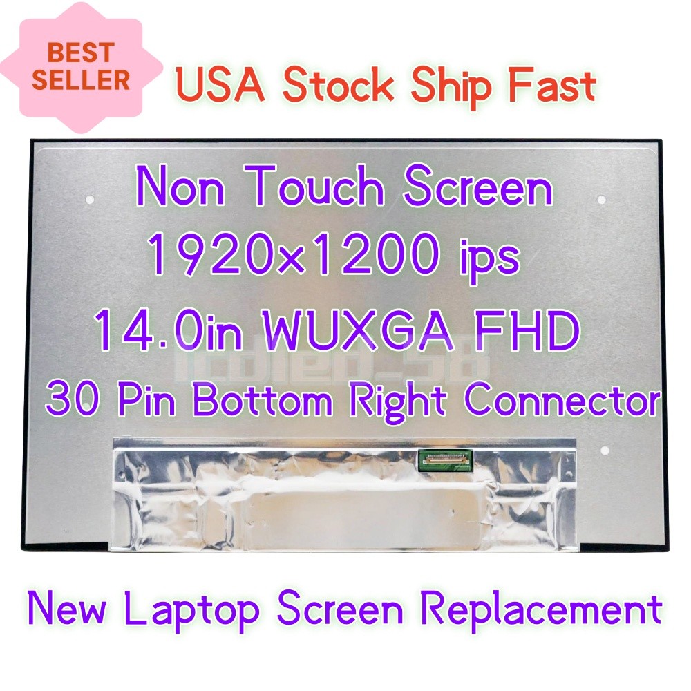LP140WU1-SPB2 5D11D96811 Non-Touch Led Lcd Screen 14" WUXGA 1920x1200 30 Pin NEW