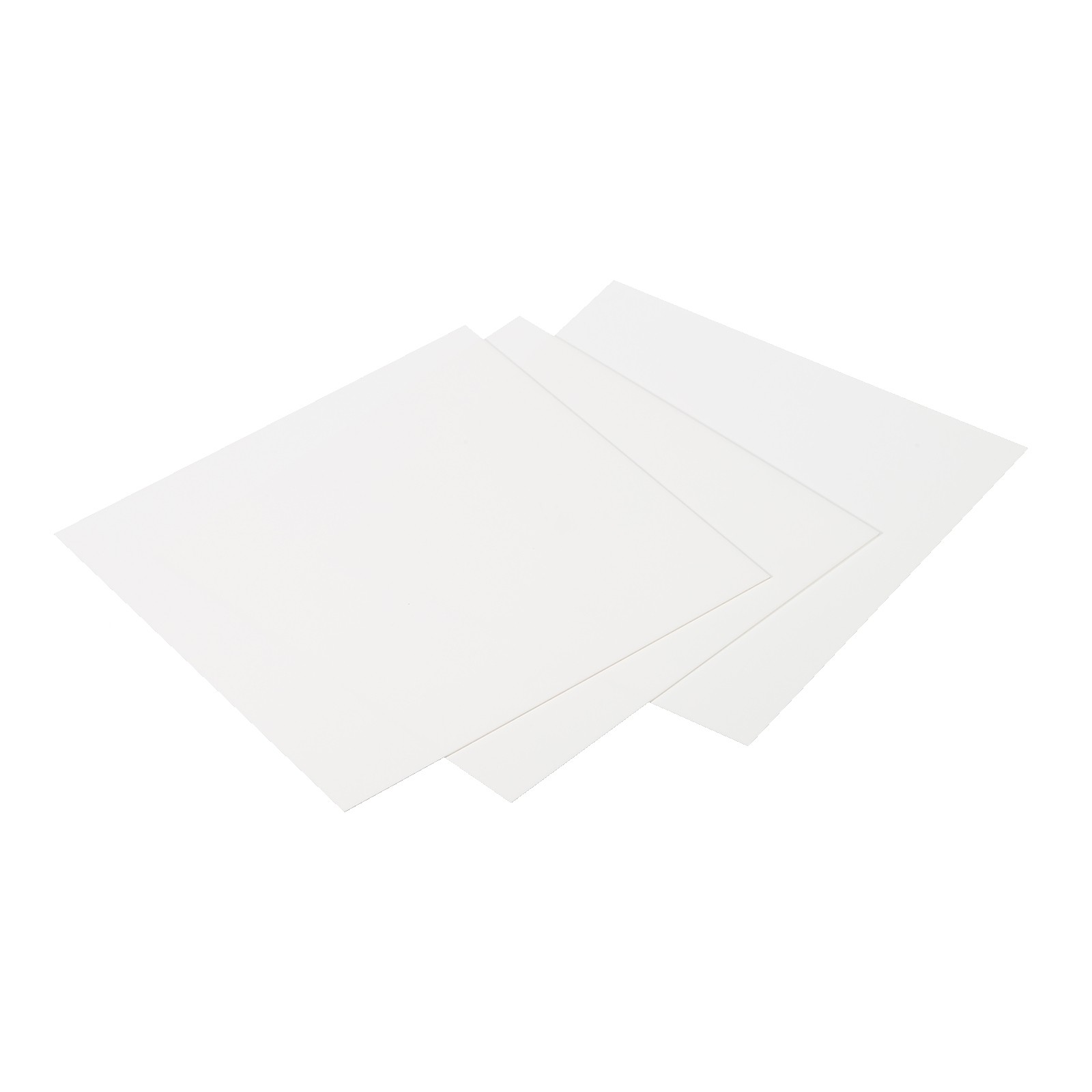 3pcs Alumina Ceramic Sheet Square Cooling Pad Insulating 100x100x0.5mm