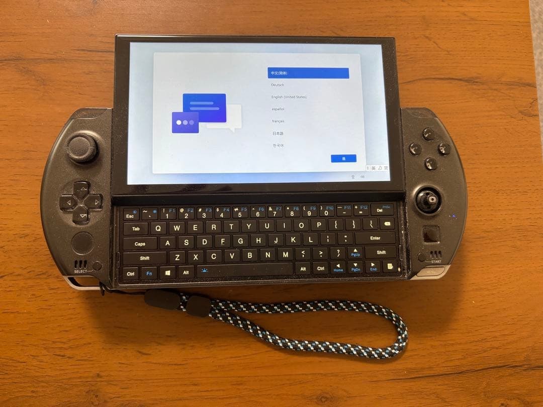 GPD WIN 4 2023 Handheld Gaming PC Ryzen 5 7640U 16GB 512GB Windows 11 Black