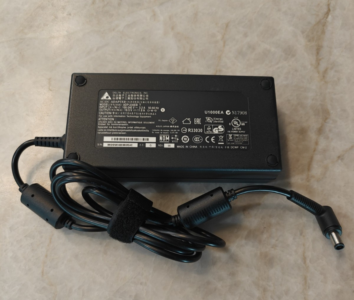 Genuine 11.8A 230W AC Adapter Charger For MSI GL65 Leopard 10SDR-221 Power 7.4mm