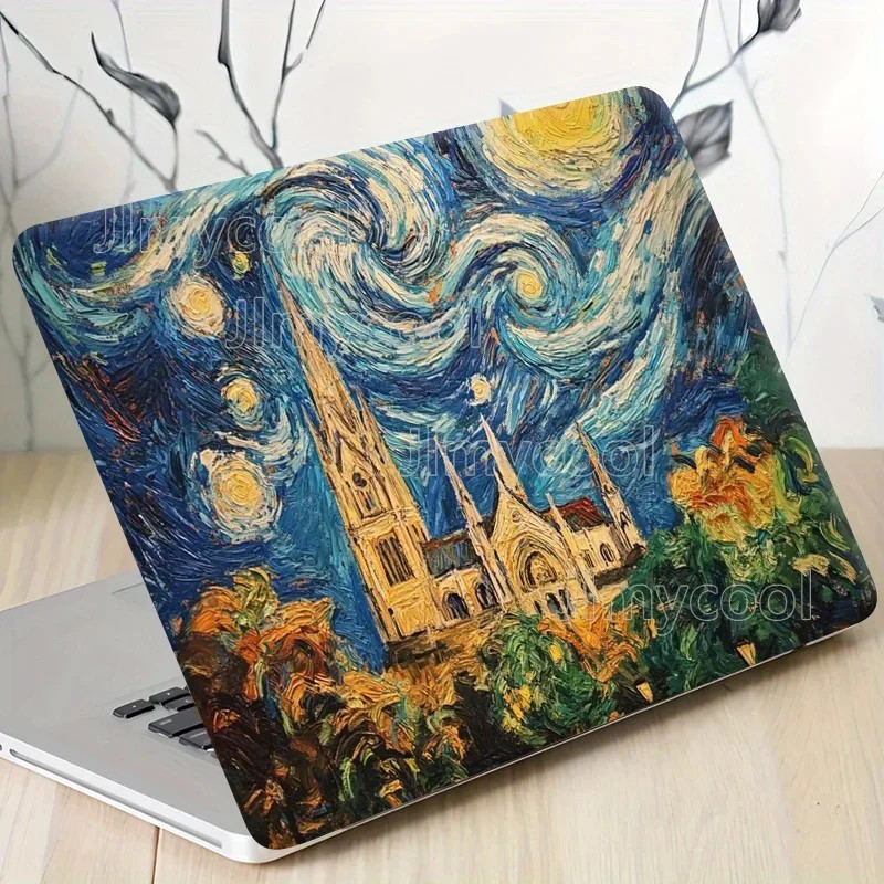 2 Pieces PVC Laptop Skin Universal Protective Film No Residue Durable