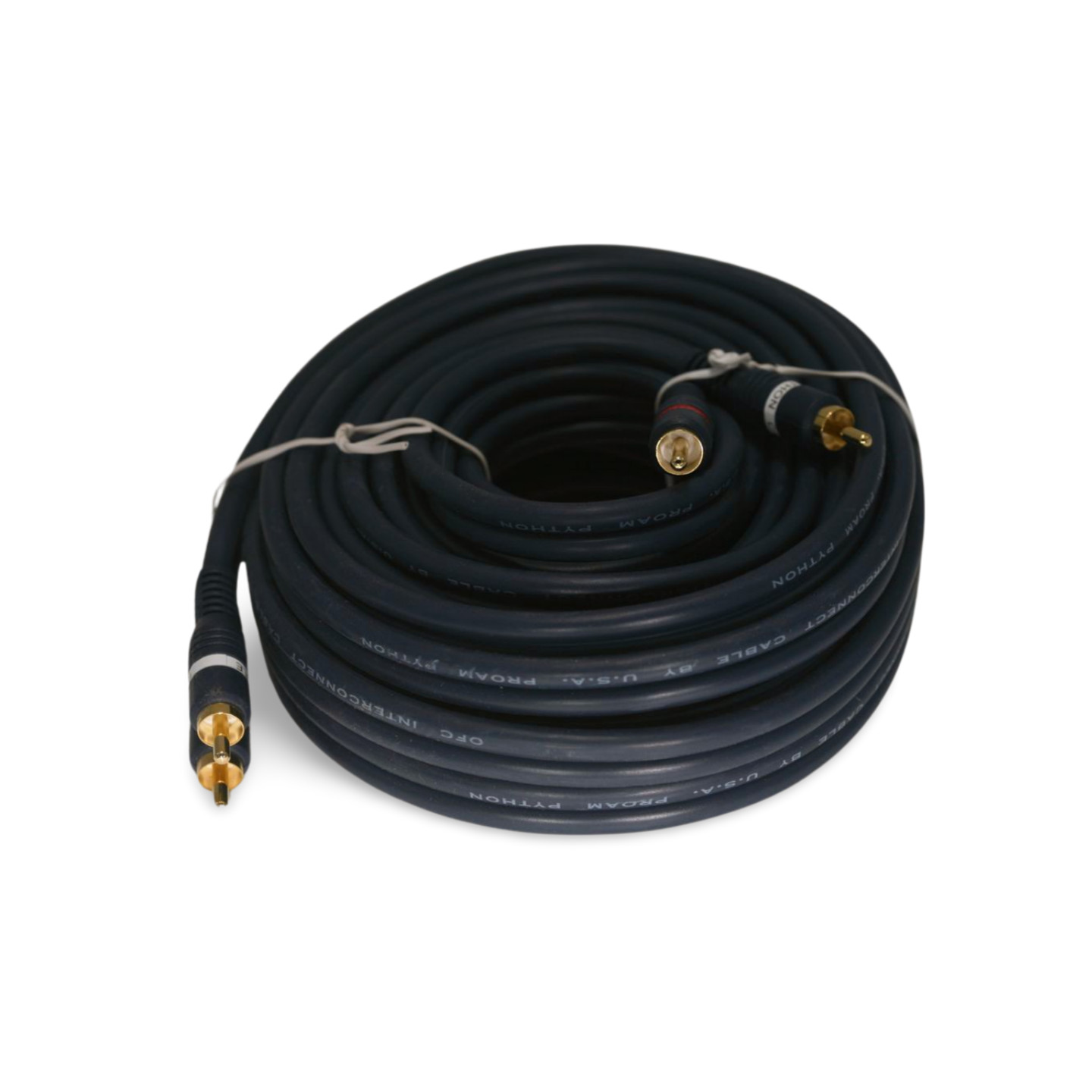 Professional Dual Audio Cable 25FT RCA-M RCA-M Shielded
