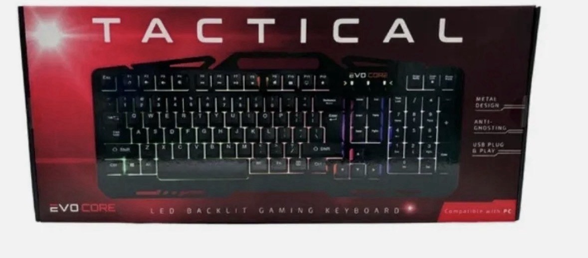 Evo Core Tactical LED Backlit Gaming Keyboard